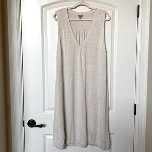 Sleeveless Cream Dress